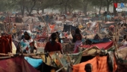 Ribuan pengungsi Sudan yang menghindari kekerasan akibat perang saudara tinggal di kamp-kamp seadanya di Chad, dekat perbatasan Sudan (foto: dok). 