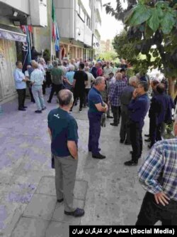 اعتراضات بازنشستگان مخابرات، تهران، دوشنبه ۲۰ شهریور ۱۴۰۲