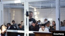 Buxoro, fevral, 2023: Bu - Qoraqalpog'iston ishi bo'yicha ikkinchi sud. Birinchisi noyabr-yanvar oylarida Buxoroda o'tib, unda 22 fuqaro aybdor deb topilgan.