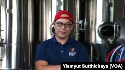 Sarawoot Prasitsongserm, manufacturer and distributor of Bangkok-based "Call Me Papa" craft beer