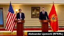 James O'Brien tokom posjete Crnoj Gori, 19. februar 2024.