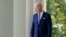 FILE - President Joe Biden walks out to the Rose Garden of the White House in Washington, Sept. 27, 2022.