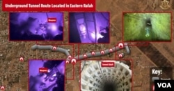 29일 이스라엘 군이 라파 동부 지역에서 1.5km에 달하는 하마스 지하갱도를 발견해 파괴했다며 소셜미디어 X(이전 트위터)를 통해 주장했다. (화면출처: Twitter@Israel Defense Forces )