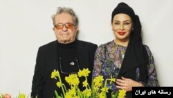 داریوش مهرجویی و همسرش وحیده محمدی‌فر