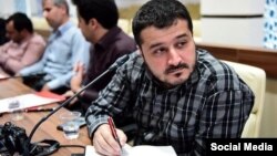 Iranian journalist Ali Pourtabatabaei is seen in a photo circulated on social media. (Credit: Hossein Khosravi)