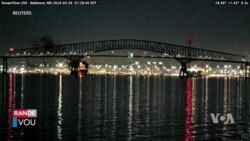 Yon Kontenè Fè Kolizyon ak yon Gwo Pon nan Baltimore 