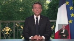 Le président Macron dissout l'Assemblée nationale française