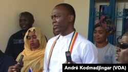 Dr Succès Masra premier ministre du Tchad, le 7 janvier 2024. (VOA/André Kodmadjingar)