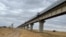 A part of Kenya's BRI-financed Standard Gauge Railway cuts through Nairobi National Park, as seen here on Aug. 6, 2023. (Mariama Diallo/VOA)