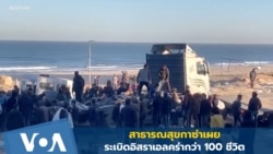 สาธารณสุขกาซ่าเผยระเบิดอิสราเอลคร่ากว่า 100 ชีวิต