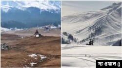 ভারতের জম্মু-কাশ্মীরের গুলমার্গ।