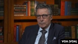 Anders Fog Rasmusen u razgovoru za Glas Amerike 17. januara 2023. (Foto: VOA)