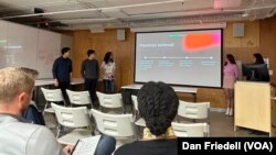The Great Lakes Energy Institute's ThinkFellows presented their end of the year "pitch" in late April at Case Western Reserve University. (Courtesy photo from Case Alumni Association)