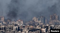 Moshi ukifuka angali huko Gaza Januari 18,2024