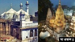 ভারতের উত্তর প্রদেশের বারাণসীর জ্ঞানবাপী মসজিদ।