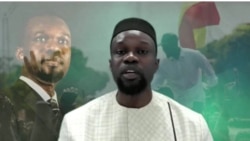 Capture d'écran de la vidéo diffusée sur la page Facebook d'Ousmane Sonko dimanche.