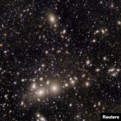Galaxies belonging to the Perseus Cluster and others further away, captured by Euclid telescope. (European Space Agency/Handout via REUTERS)