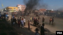 Manifestação contra aumento da gasolina no Huambo