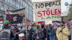 Londra’da Filistin’e destek için dev yürüyüş