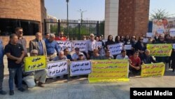 اعتراضات بازنشستگان کشوری، اهواز، خوزستان، سه‌شنبه ۲۳ آبان ۱۴۰۲