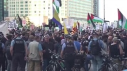 Протест пред демократската национална конвенцијата во Чикаго