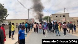 Protestos em Namibe em solidariedade aos mototaxistas, Angola, 12 Junho 2023