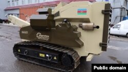 Minatəmizləyən maşın (Mənbə: Ukrayna Dövlət Fövqəladə Hallar Xidməti )