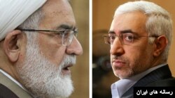 مجید عشقی (سمت راست) و محمدجعفر منتظری