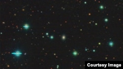 A deep-space image shows the galaxy where the supernova happened. (Image Credit: Legacy Surveys/D. Lang (Perimeter Institute/NASA/JPL-Caltech) 