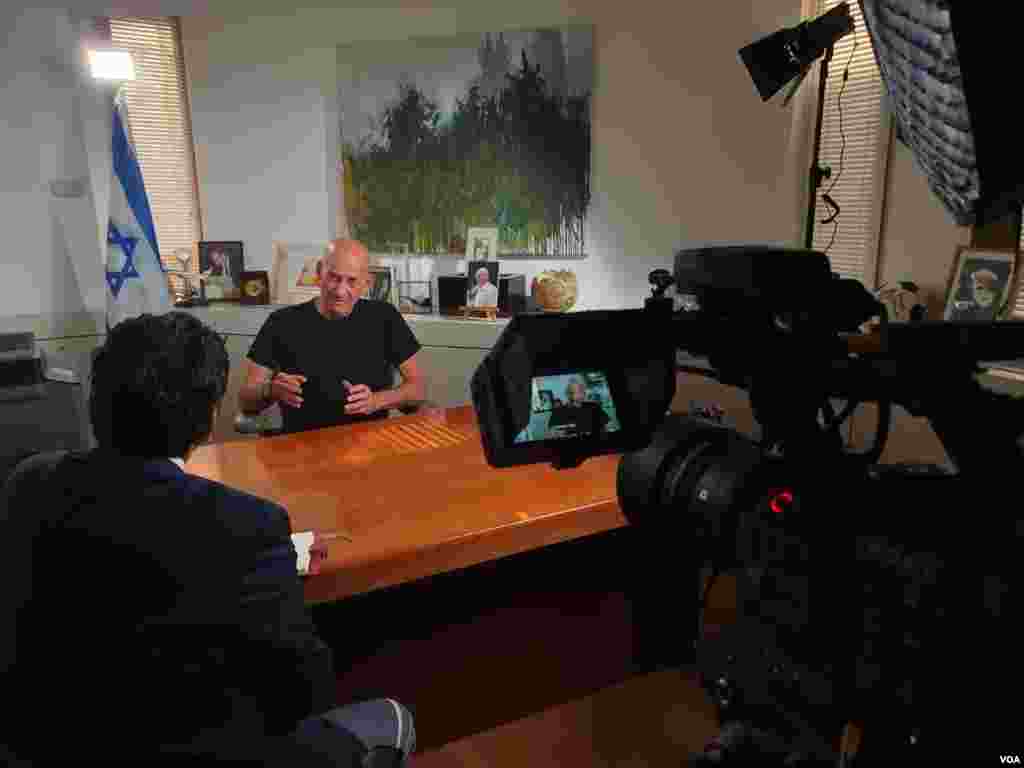 گفتگوی اختصاصی صدای آمریکا با ایهود اولمرت نخست وزیر پیشین اسرائیل