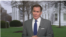 John Kirby, the White House National Security Council spokesperson, speaks to VOA in this screen grab from an interview outside the White House, March 6, 2024.