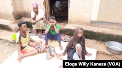 Seraphine Irambona, kumwe n'abana biwe