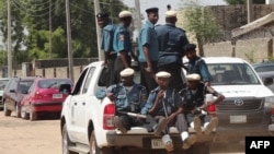 La police islamique, appelée Hisbah, dans la ville majoritairement musulmane de Kano.