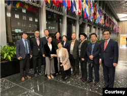 한국의 태영호 국회의원과 인권단체, 탈북민 강제북송 비상대책위원회가 7일 워싱턴 국무부 청사에서 줄리 터너 북한인권특사를 만났다. 사진 = 탈북민 강제 북송 비상대책위원회 제공.