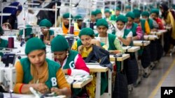 ফাইল ছবিঃ বাংলাদেশের একটি পোশাক কারখানা