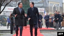 Leo Varadkar i Aljbin Kurti u Prištini (Foto: AFP/Armend Nimani)