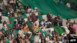 Les supporters algériens avaient répondu présents lors du match face à la Mauritanie, le 23 janvier 2024.
