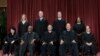 Supreme Court justices, Oct. 7, 2022. Bottom from left, Sonia Sotomayor, Clarence Thomas, Chief Justice John Roberts, Samuel Alito, Elena Kagan. Top left, Amy Coney Barrett, Neil Gorsuch, Brett Kavanaugh, and Ketanji Brown Jackson.