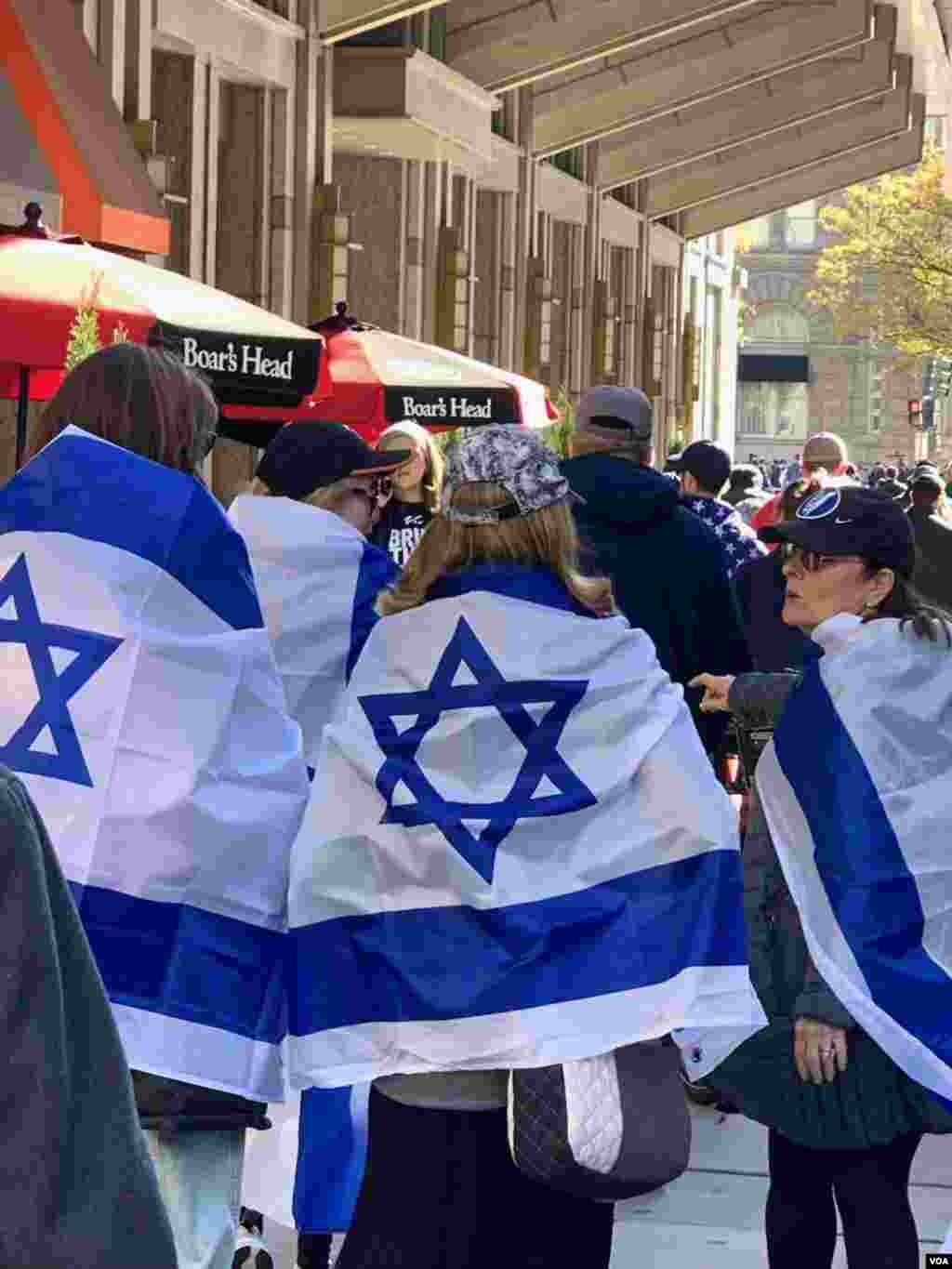 آلبوم عکس ـ راهپیمایی حمایت از اسرائیل در واشنگتن دی&zwnj;سی، سه&zwnj;شنبه ۲۳ آبان ۱۴۰۲