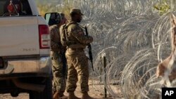 美国德克萨斯州边境的守卫（2023年9月22日）