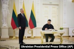 Ukraina rahbari bu hafta Litva rahbariyati bilan ham muloqot qildi, Vilnyus, 10-yanvar, 2024