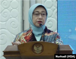Dr Vivi Yulaswati Deputi Bidang Sosial dan Penanggulangan Kemiskinan, Bappenas, dalam tangkapan layar.