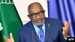 Le président des Comores et président de l'Union africaine Azali Assoumani à Berlin, le 20 novembre 2023.