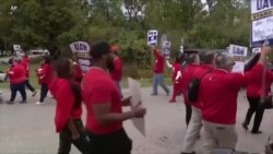 Pour la première fois, un président américain rejoint le piquet de grève 