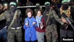 آزادی دو گروگان اسرائیلی به دست شبه‌نظامیان حماس