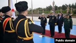 Sübhan Bəkirov və Şəhram İrani (Mənbə: Azərbaycan Müdafiə Nazirliyi)