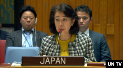 일본대표부의 시노 미츠코 차석대사(자료사진)