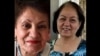 Images of two elderly Iranian Baha'i women whose husbands were executed by the Iranian government in the 1980s and whose homes were among those raided by security forces targeting Baha'is in Oct.-Nov. 2023. (Baha'i International Community)
