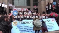 Barolar Çağlayan Adliyesi’nde eylem yaptı 