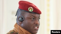 Le président de la transition du Burkina Faso, Ibrahim Traoré. ALEXANDER RYUMIN/TASS Host Photo Agency via REUTERS ATTENTION EDITORS - THIS IMAGE WAS PROVIDED BY A THIRD PARTY. MANDATORY CREDIT.